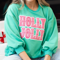 Millie Sweatshirt - Holly Jolly