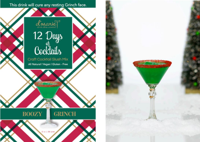 Boozy Grinch Cocktail Slush Mix