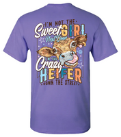 Sweet Crazy Heifer Tee
