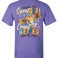 Sweet Crazy Heifer Tee