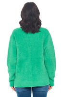 Marisol Fuzzy Cardigan - Green
