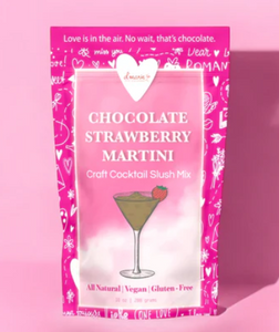 Chocolate Strawberry Martini Cocktail Slush Mix