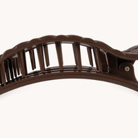 Quilted Rectangle Flat Clip - Truly Taupe