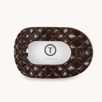 Quilted Flat Round Clip - Truly Taupe