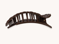 Quilted Flat Round Clip - Truly Taupe

