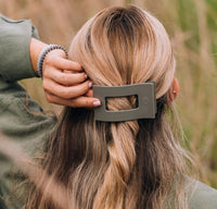 Rectangle Flat Clip - Sage it ain't so
