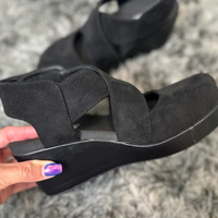 Case Closed - Black Faux Suede