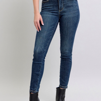 Mid-Rise Tummy Control Vintage Skinny