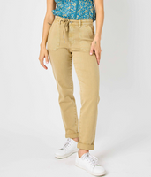 88815 Judy Blue - High Waist Dyed Cuffed Jogger Khaki
