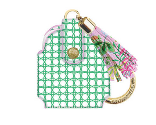Wireless Earbud Case - Spearmint Caning
