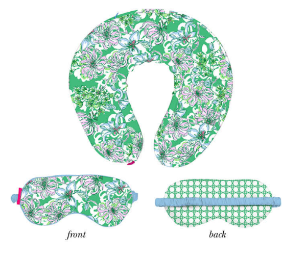 Neck Pillow and Eye Mask Set - Blossom Views