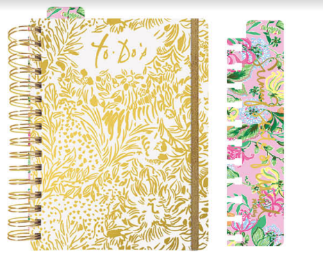 To Do Planner - Gold Metallic Dandy Lions