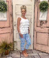 Stay cool & protected with UPF 50 capris made from cooling fabric. With a 25" inseam, they’re perfect for all-day summer comfort and style!









