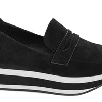 Sheesh - Black Faux Suede