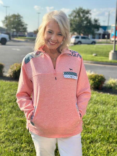 Aria Quarter Zip Pullover - Petal
Simply Southern 
Simply Southern Pullover