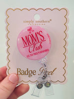 Simply Southern badge reel in fun colorful design – stylish badge holder for ID, keys, or work badges from Sweet Southern Charm
