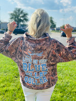 Simply Southern Camo Hoodie - Dollar
Simply Southern 
Camo Hoodie 
livin on that blue collar dollar 
trendy sweatshirt
