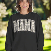 Simply Southern Crew Sweatshirt 
Mama featuring bow print