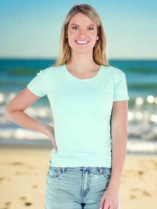 Experience unmatched softness with the Simply Southern Double Layer Tee! Made from a luxe blend of 95% viscose and 5% spandex, this short-sleeve essential features a flattering scoop neck and a double-layered design for ultimate comfort and style. Perfect for any occasion, this tee is so irresistibly soft, you'll never want to take it off!