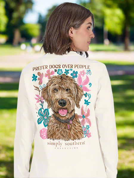 Simply Southern Tee
Long Sleeve Tee 
I prefer dogs over people