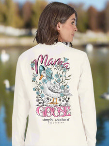 Simply Southern Tee. Long Sleeve tee. Goose Tee. Mama Goose.