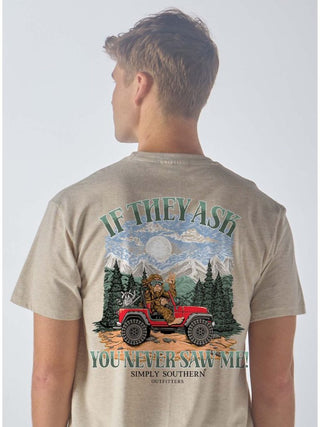 Simply Southern Mens Tee
Short sleeve tee 
jeep tee