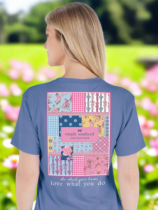 Simply Southern Tee 
Short Sleeve Tee 
Patch logo tee