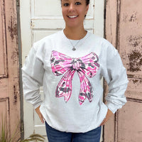 Simply Southern Pink Camo Crew 
Pink Camo Bow 
Camo Crew 
Camo Bow Crew