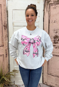 Simply Southern Pink Camo Crew 
Pink Camo Bow 
Camo Crew 
Camo Bow Crew