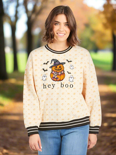 Simply Southern
Simply Southern Crew
HEY BOO Crew 
Halloween 
Trendy 
Varsity Crew