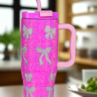 Simply Southern Rhinestone Bow 40oz tumbler