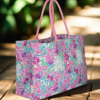 Seaside Tote Bag - Pink Flower 
Simply Southern Bag