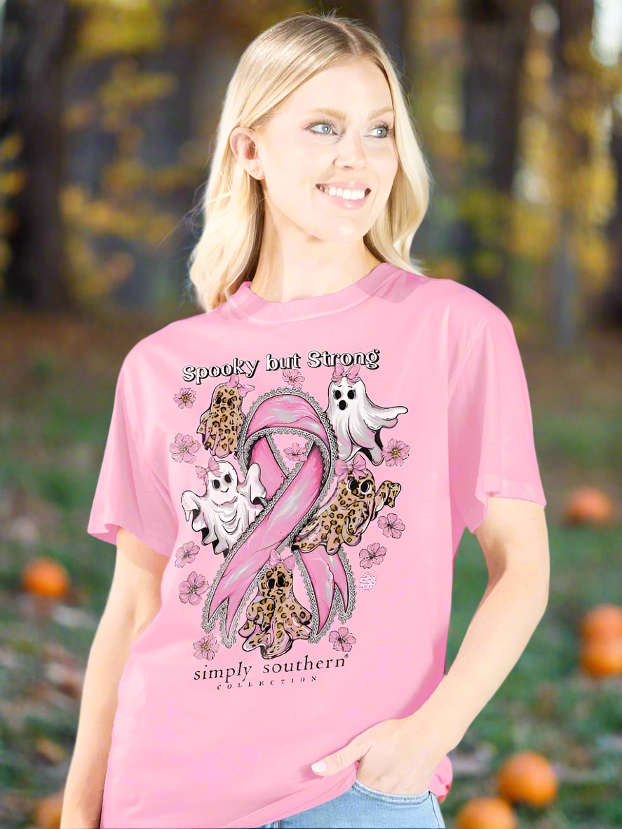 Simply Southern Breast Cancer Awareness Tee. 