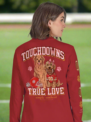 Simply Southern Touchdown tee
Football tee 
Trendy 
touchdowns & true love