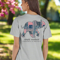 simply southern tee
patch elephant 
elephant tracking tee
short sleeve tee