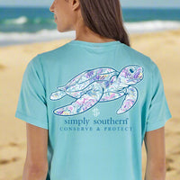Simply southern tee 
short sleeve tee 
turtle tee 
tracking turtle