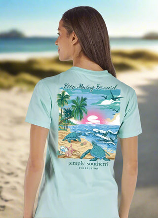 simply southern tee
short sleeve tee
tracking turtle tee
beach tee
sea turtles
