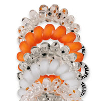 Ideal for securing small sections, braids, and kids' hairstyles, these versatile hair ties keep up with every moment. Sold in packs of five.