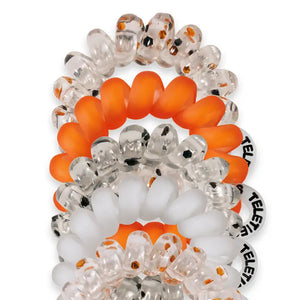 Ideal for securing small sections, braids, and kids' hairstyles, these versatile hair ties keep up with every moment. Sold in packs of five.