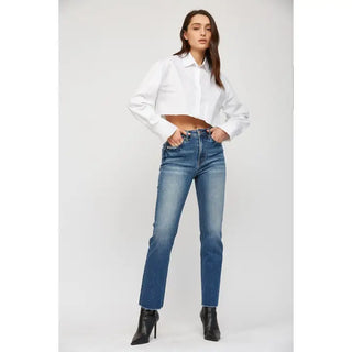 Super High Rise Straight Leg Jean