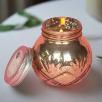 Make Bridgewater's best-selling fragrance a part of your life with our Sweet Grace Collection #008 candle, featuring a blush-toned mercury glass finish and a silver, screw top lid. Every Bridgewater candle is meticulously crafted with a proprietary soy-blend wax formulation that ensures a clean, even burn and an exceptional scent.