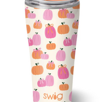 Swig Cup
32oz Tumbler 
Pumpkins and Bows
slider lid