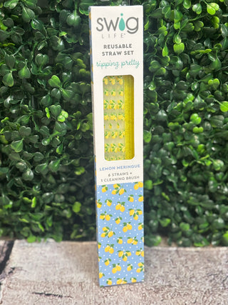 Swig_Reusable_Straw_Set_-_Lemon_Meringue
Swig Straws
Lemon print straw