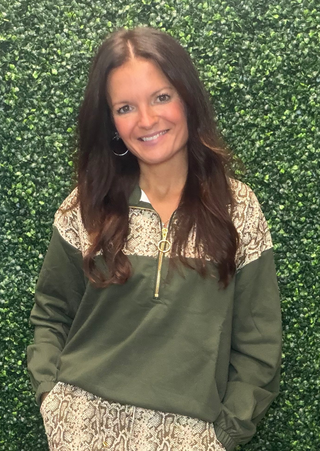 Mia Printed Pullover - Sylvie Snake