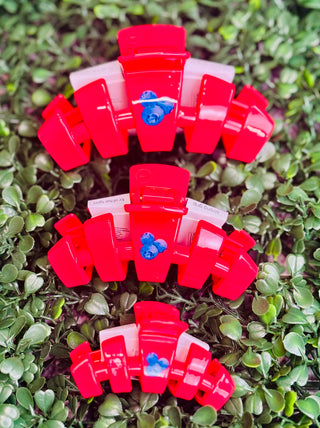 Design | Versatile clip to complement any hairstyle
Teeth | Bendable for a secure yet gentle hold
Weight | Lightweight and comfortable for all-day wear
Durability | Built to last — no more breakable clips
Hair Type | Suitable for all hair types
Color | Blueberry Farms