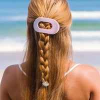 The TELETIES Flat Round Hair Clip offers a comfy, secure hold for any hair type. Nearly unbreakable and perfect for lounging or yoga. Shop now!
