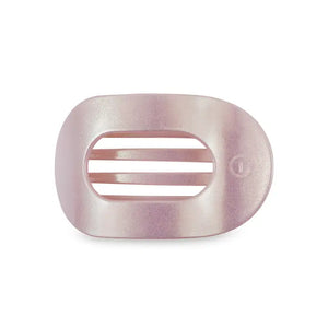 The TELETIES Flat Round Hair Clip offers a comfy, secure hold for any hair type. Nearly unbreakable and perfect for lounging or yoga. Shop now!







