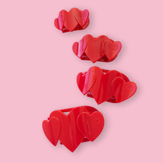 TELETIES flat hair clip, lay flat hair clip, heart hair clip, unbreakable hair clip, yoga hair clip, comfortable hair accessories, Sweet Southern Charm TELETIES