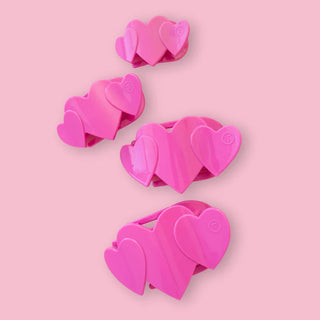 TELETIES flat hair clip, lay flat hair clip, heart hair clip, unbreakable hair clip, yoga hair clip, comfortable hair accessories, Sweet Southern Charm TELETIES