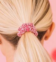 Silk Scrunchie - Pink Ribbon Power
